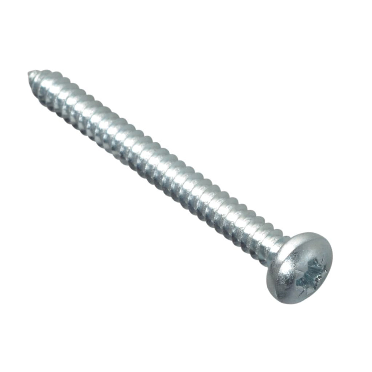 ForgeFix Self-Tapping Screw Pozi Compatible Pan Head ZP 2in x 10 ForgePack 8 FORFPS210Z