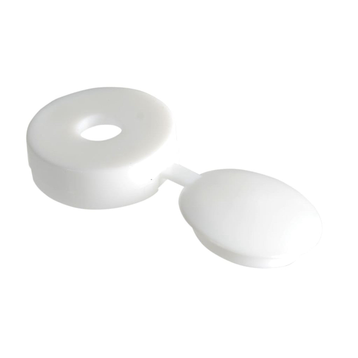 ForgeFix Hinged Cover Cap White No. 10-12 Bag 100 FORHCC0LM