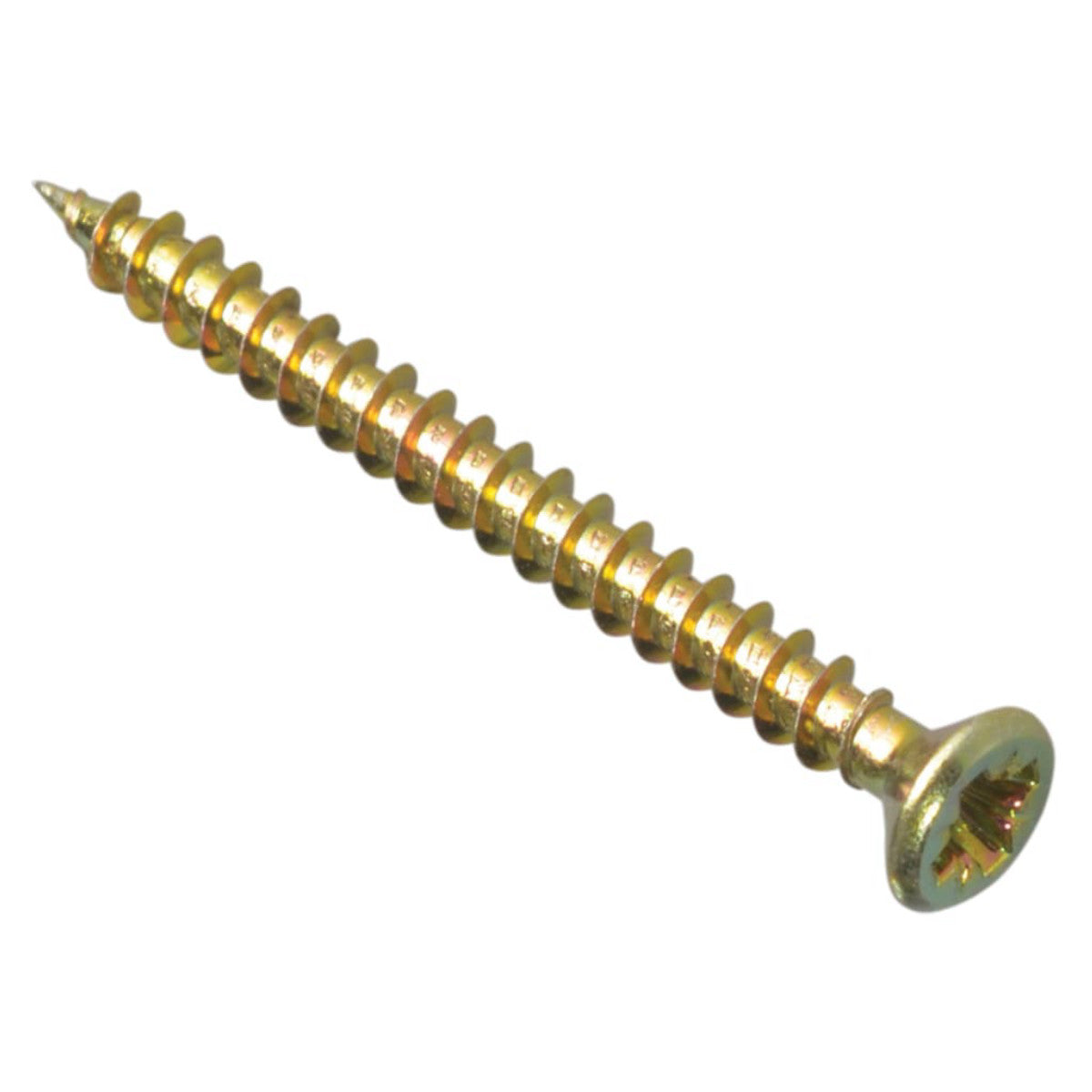 ForgeFix Multi-Purpose Pozi Compatible Screw CSK ST ZYP 3.5 x 50mm Box 200 FORMPS3550Y