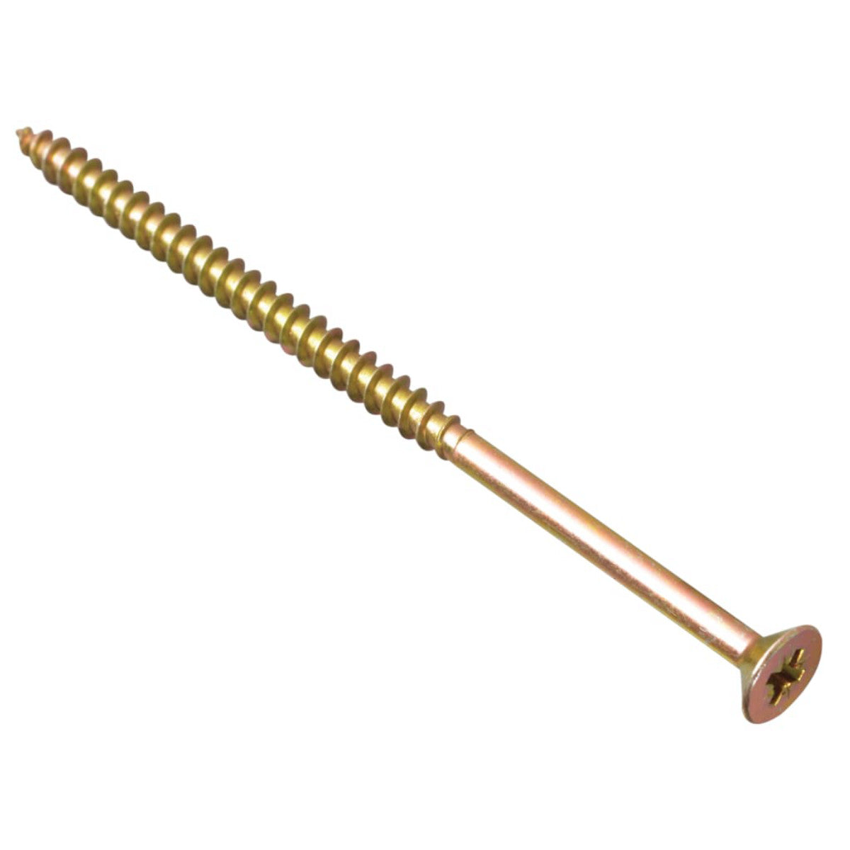 ForgeFix Multi-Purpose Pozi Compatible Screw CSK ST ZYP 5.0 x 100mm Box 100 FORMPS5100Y