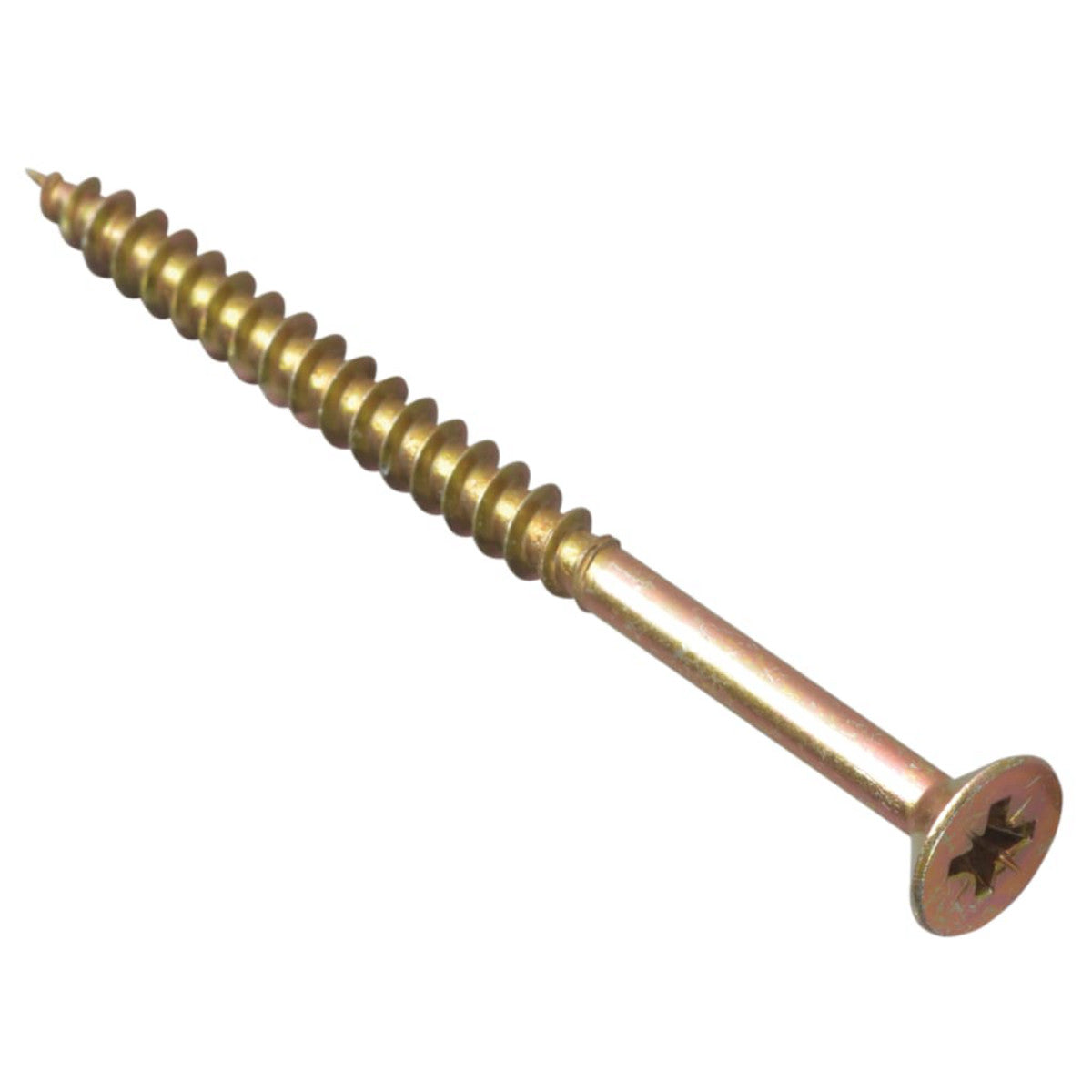 ForgeFix Multi-Purpose Pozi Compatible Screw CSK ST ZYP 5.0 x 75mm Box 100 FORMPS575Y
