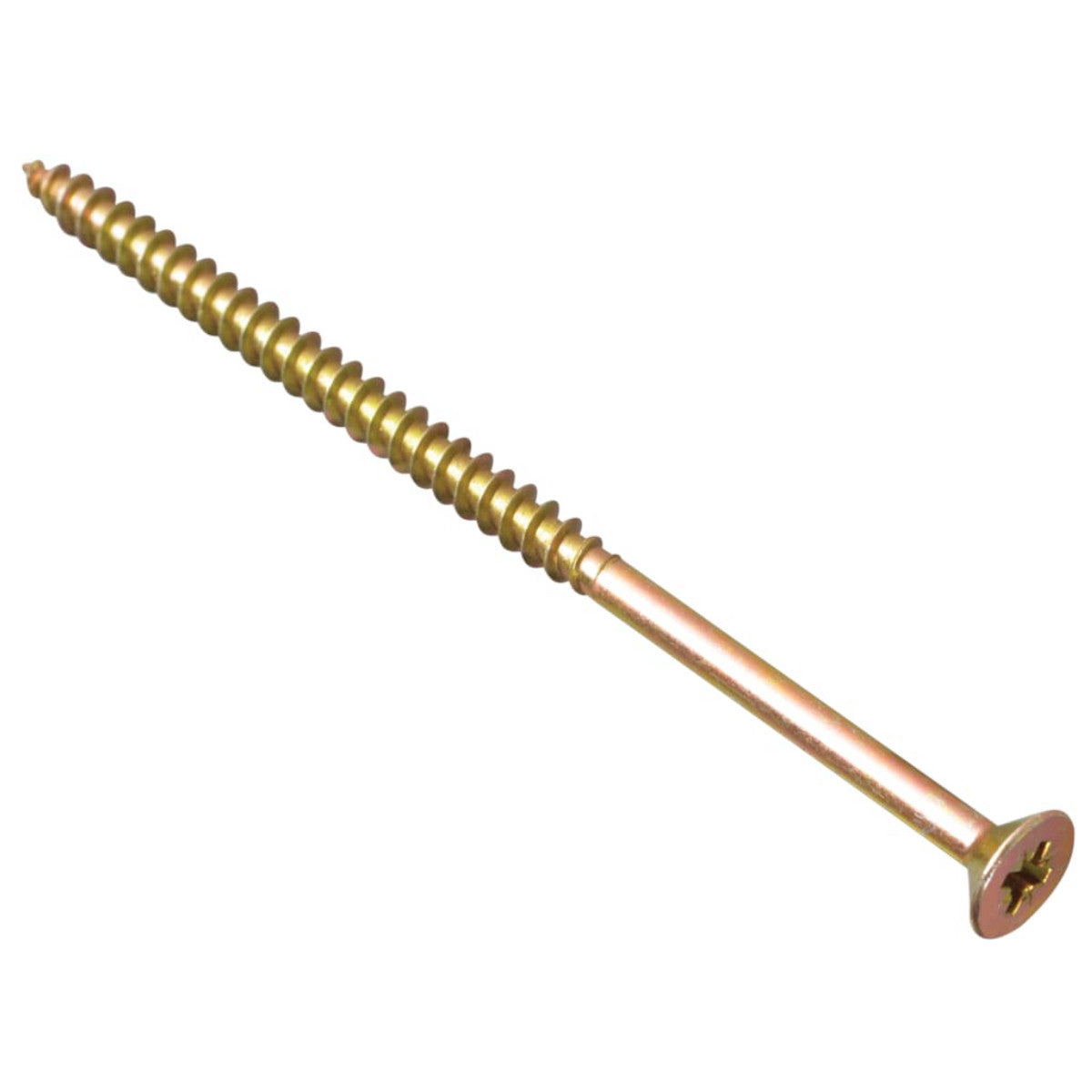 ForgeFix Multi-Purpose Pozi Compatible Screw CSK ST ZYP 6.0 x 100mm Box 100 FORMPS6100Y
