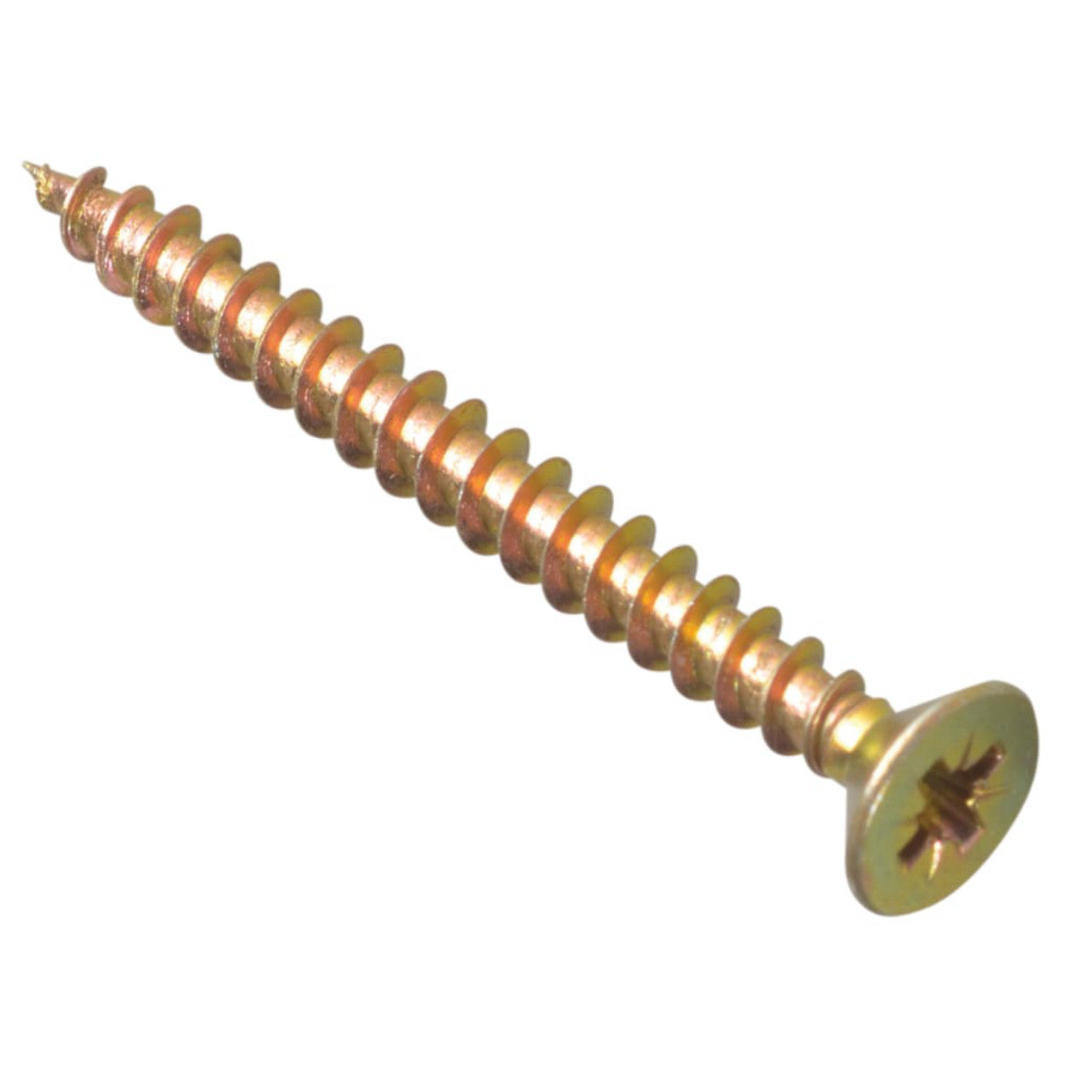 ForgeFix Multi-Purpose Pozi Compatible Screw CSK ST ZYP 6.0 x 50mm Box 100 FORMPS650Y