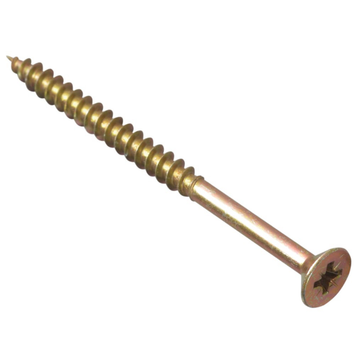 ForgeFix Multi-Purpose Pozi Compatible Screw CSK ST ZYP 6.0 x 75mm Box 100 FORMPS675Y
