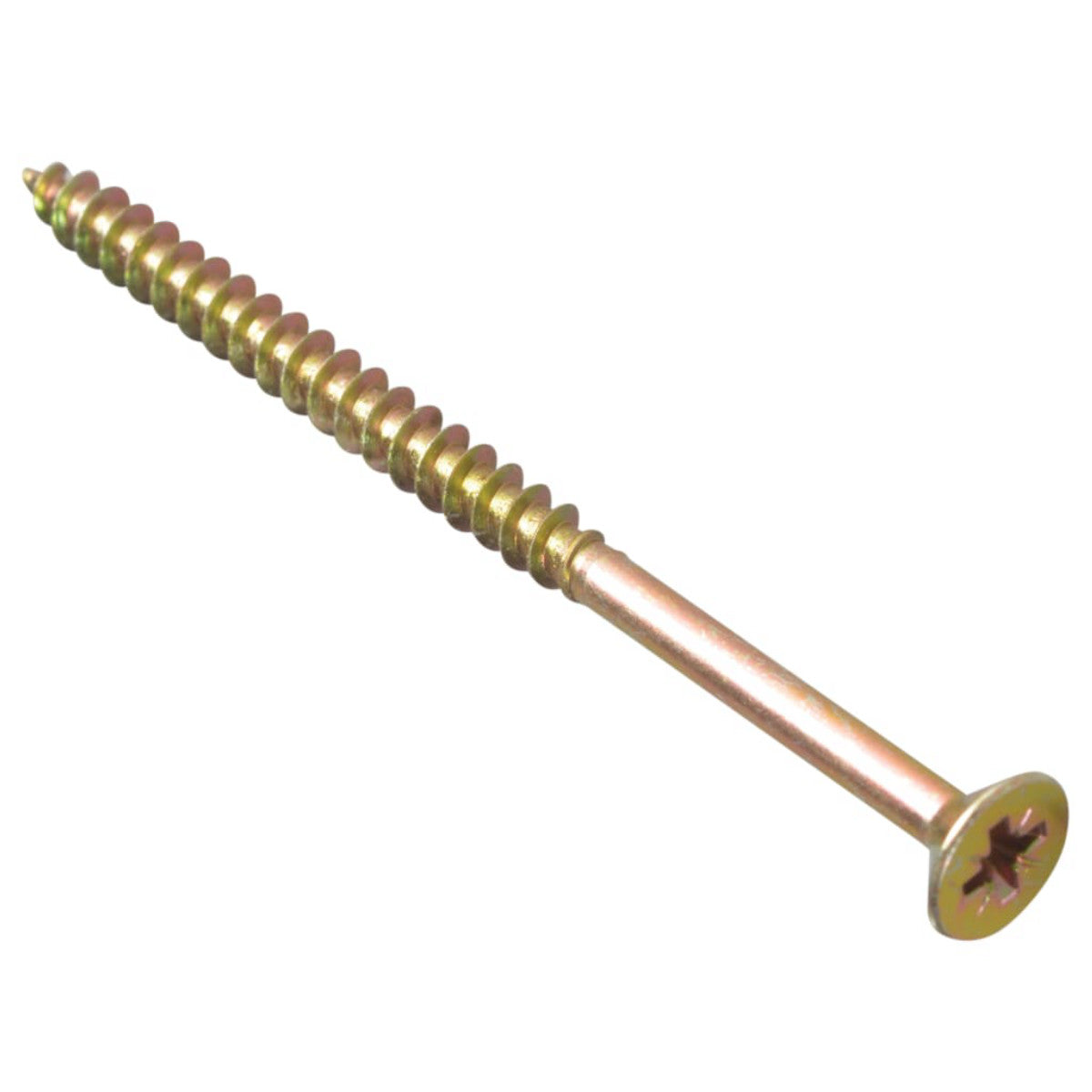 ForgeFix Multi-Purpose Pozi Compatible Screw CSK ST ZYP 6.0 x 80mm Box 100 FORMPS680Y