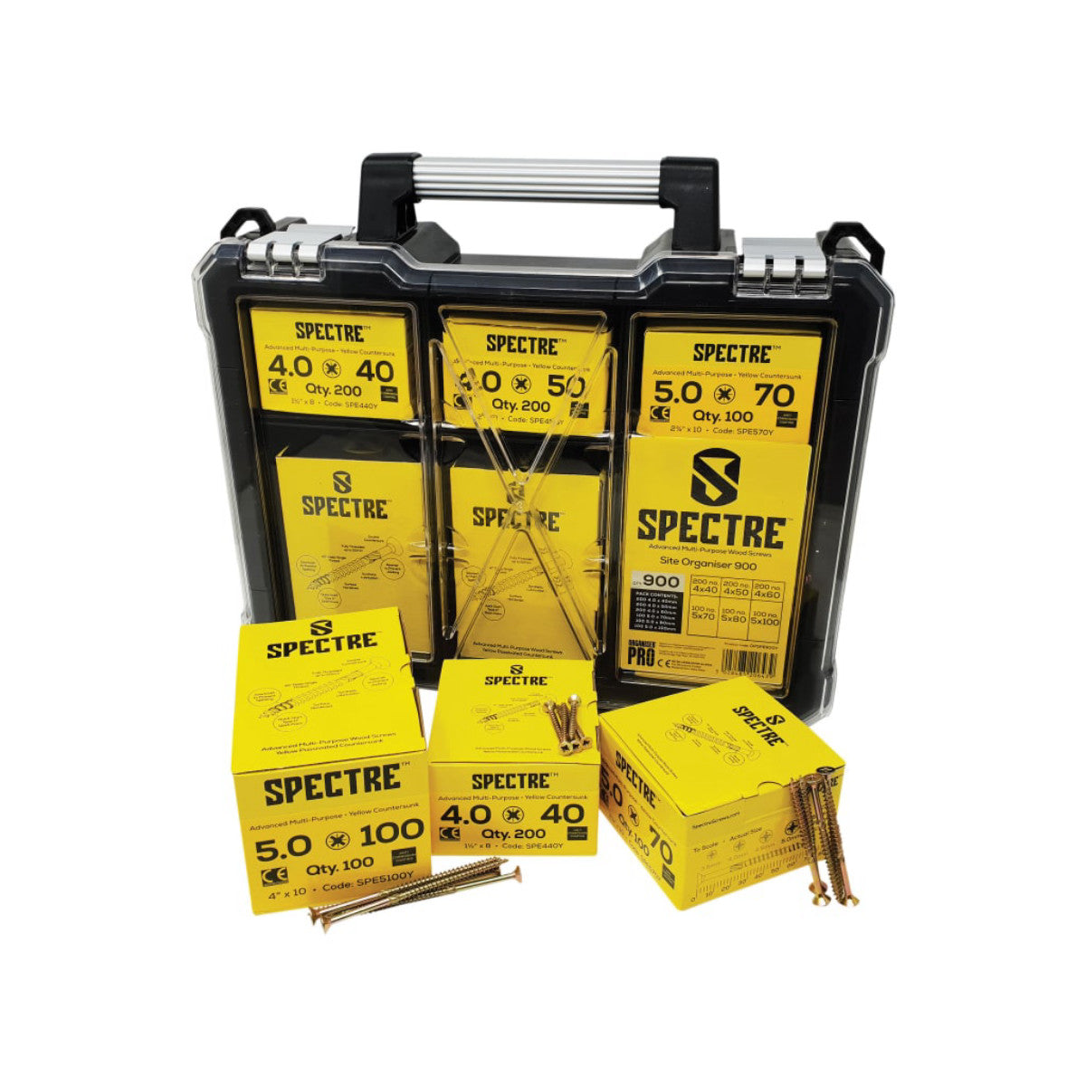 ForgeFix Spectre Site Organiser 900 Piece FOROPSPE900Y