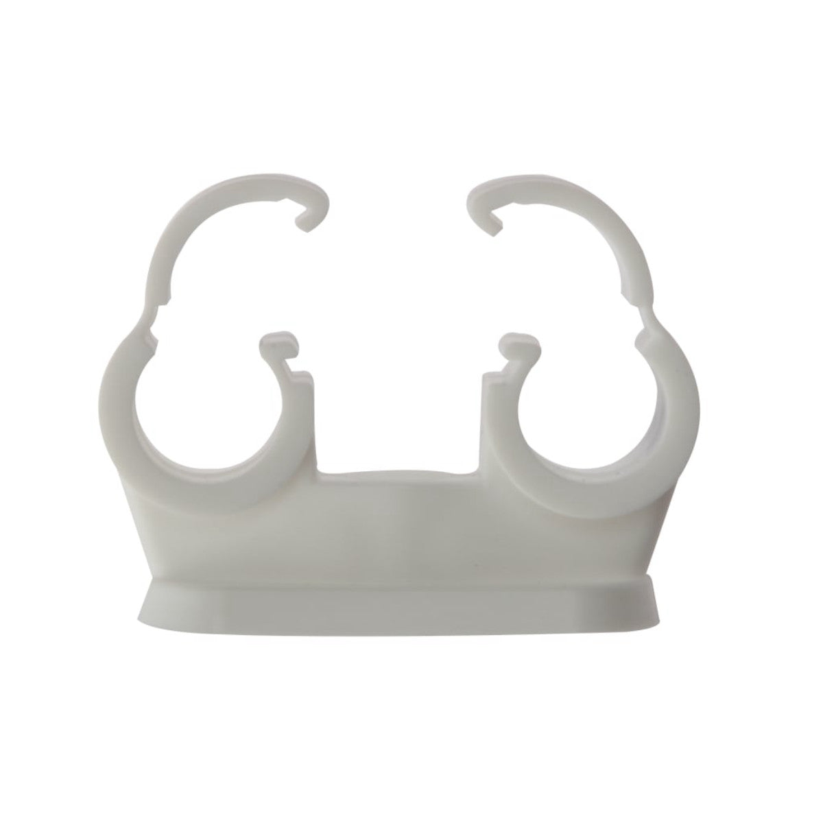 ForgeFix Pipe Clip Double Cliplock 15mm Box 50 FORPCDC15