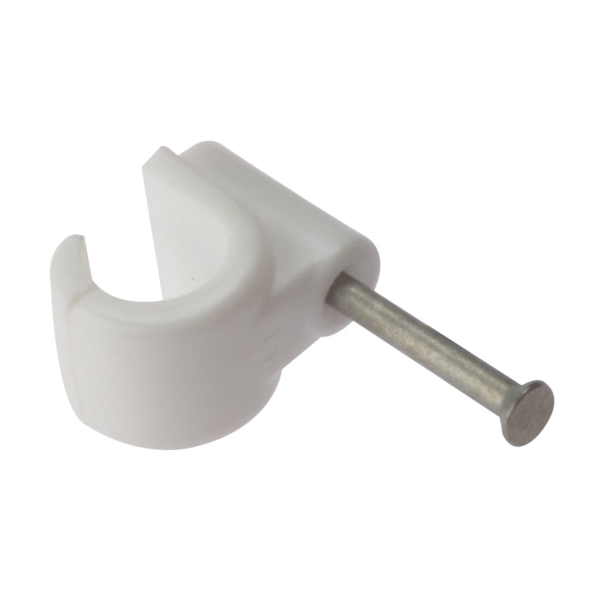 ForgeFix Pipe Clip with Masonry Nail 11mm Box 100 FORPCMN11