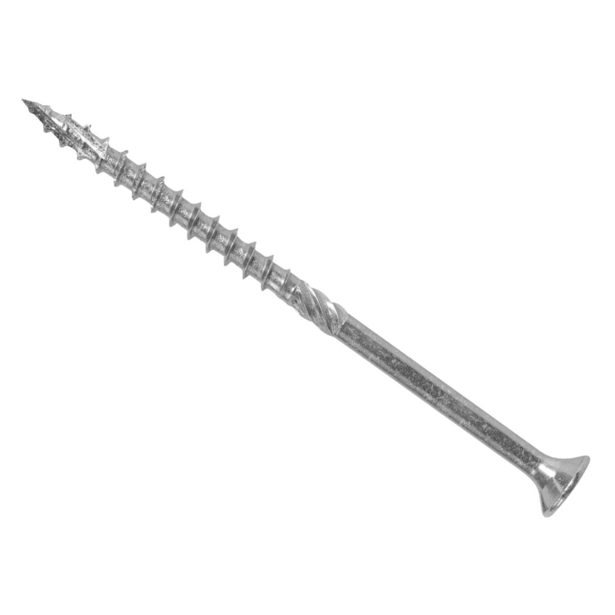 ForgeFix ForgeFast Pozi Compatible Exterior Screws eTech Silver 6.0 x 130mm Box 100 FORPEX6130ES