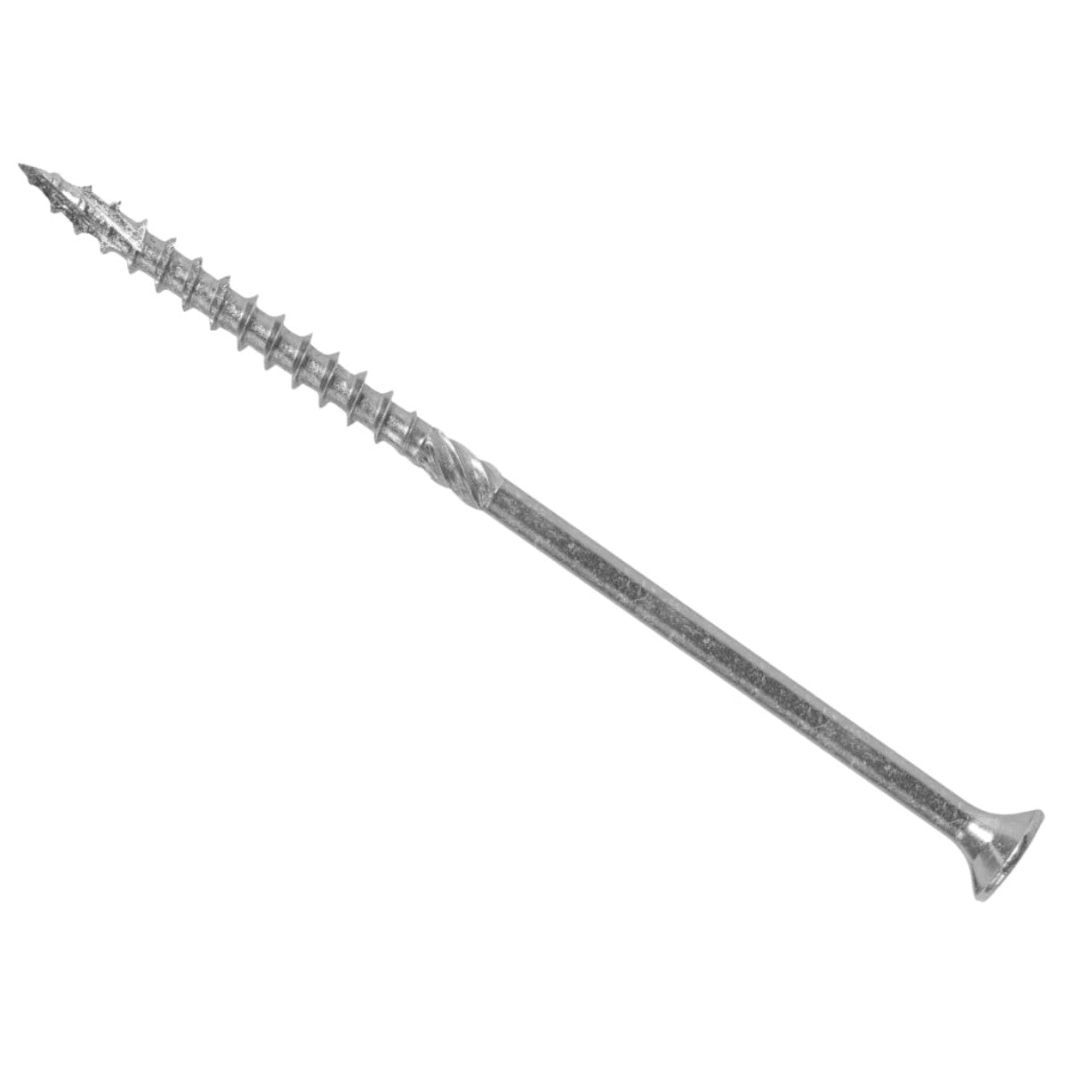 ForgeFix ForgeFast Pozi Compatible Exterior Screws eTech Silver 6.0 x 240mm Box 100 FORPEX6240ES
