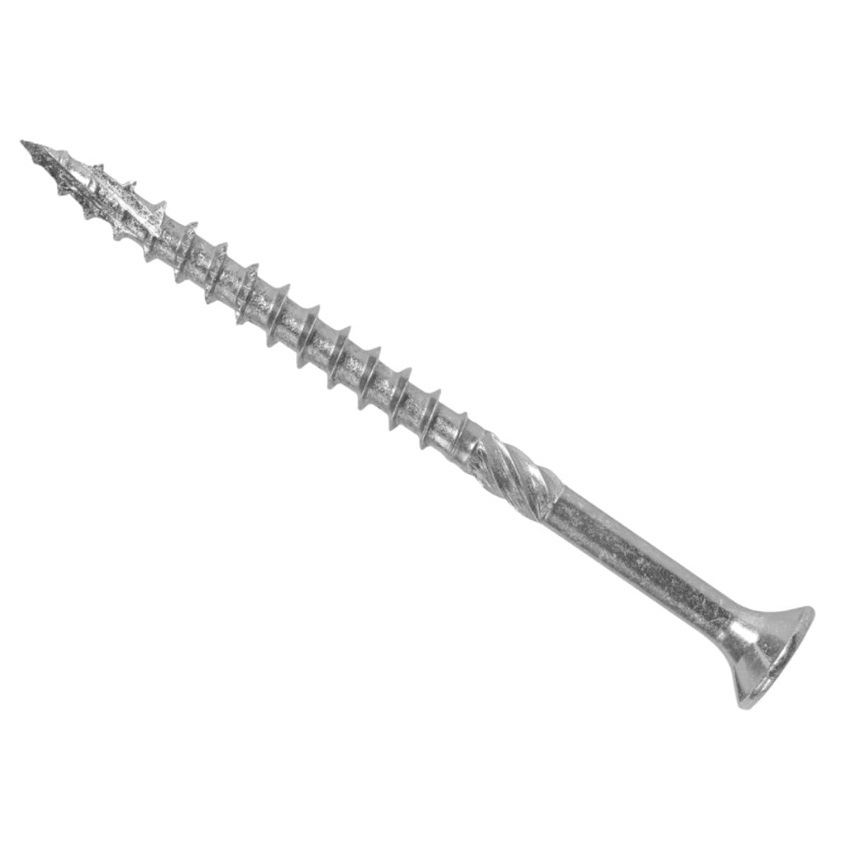 ForgeFix ForgeFast Pozi Compatible Exterior Screws eTech Silver 6.0 x 50mm Box 100 FORPEX650ES