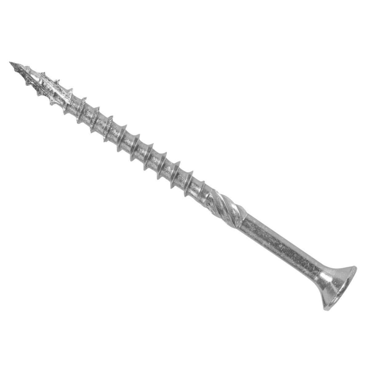 ForgeFix ForgeFast Pozi Compatible Exterior Screws eTech Silver 6.0 x 80mm Box 100 FORPEX680ES