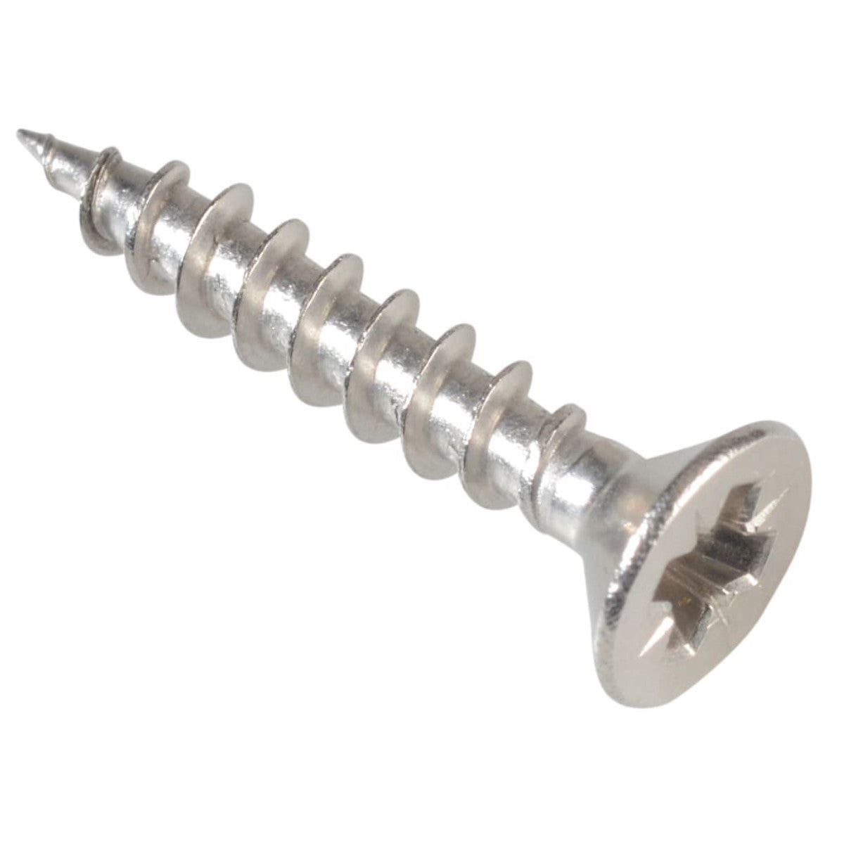 ForgeFix Multi-Purpose Pozi Compatible Screw CSK ST S/Steel 3.5 x 20mm Box 200 FORPOZI3520S