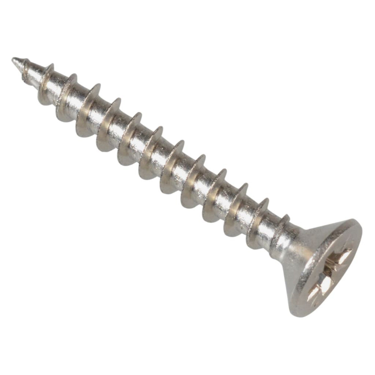 ForgeFix Multi-Purpose Pozi Compatible Screw CSK ST S/Steel 3.5 x 25mm Box 200 FORPOZI3525S