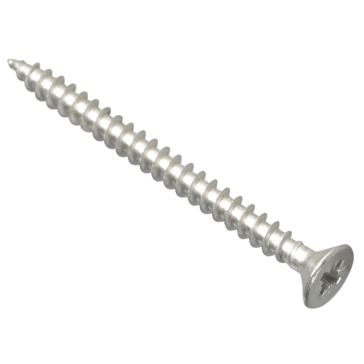 ForgeFix Multi-Purpose Pozi Compatible Screw CSK ST S/Steel 5.0 x 60mm Box 100 FORPOZI560S
