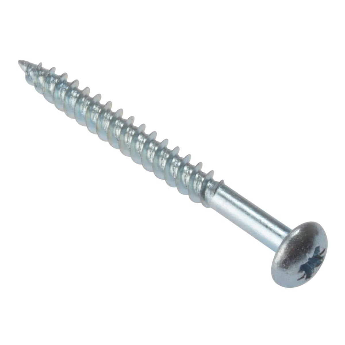 ForgeFix General Purpose Pozi Compatible Screw Round Head TT ZP 1.1/2in x 10 Box 200 FORRH11210ZP