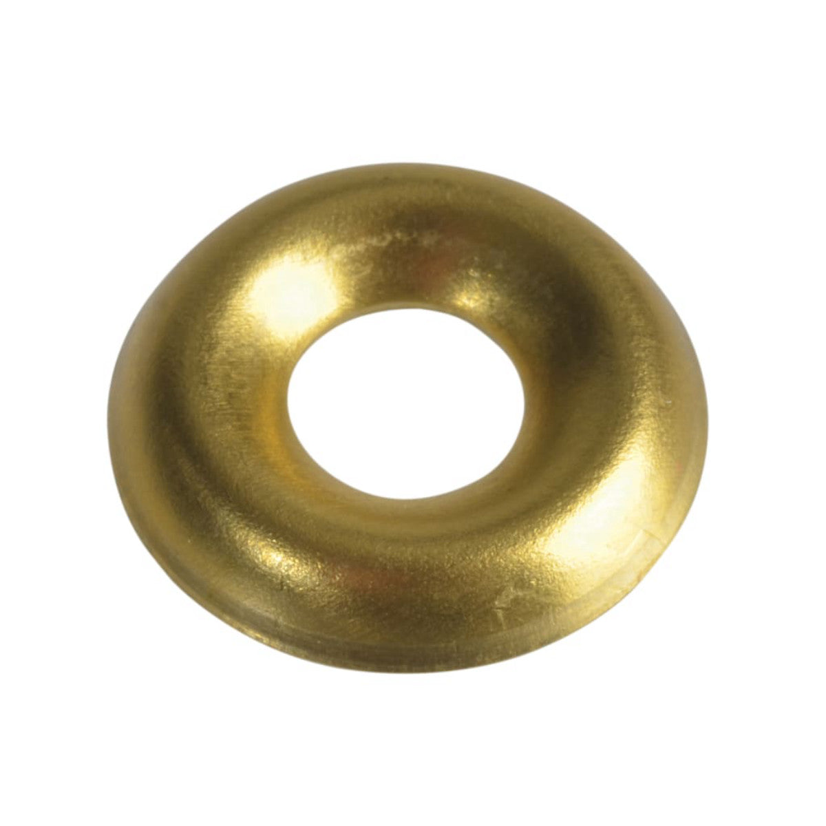 ForgeFix Screw Cup Washers Solid Brass Polished No.6 Bag 200 FORSCW6BM