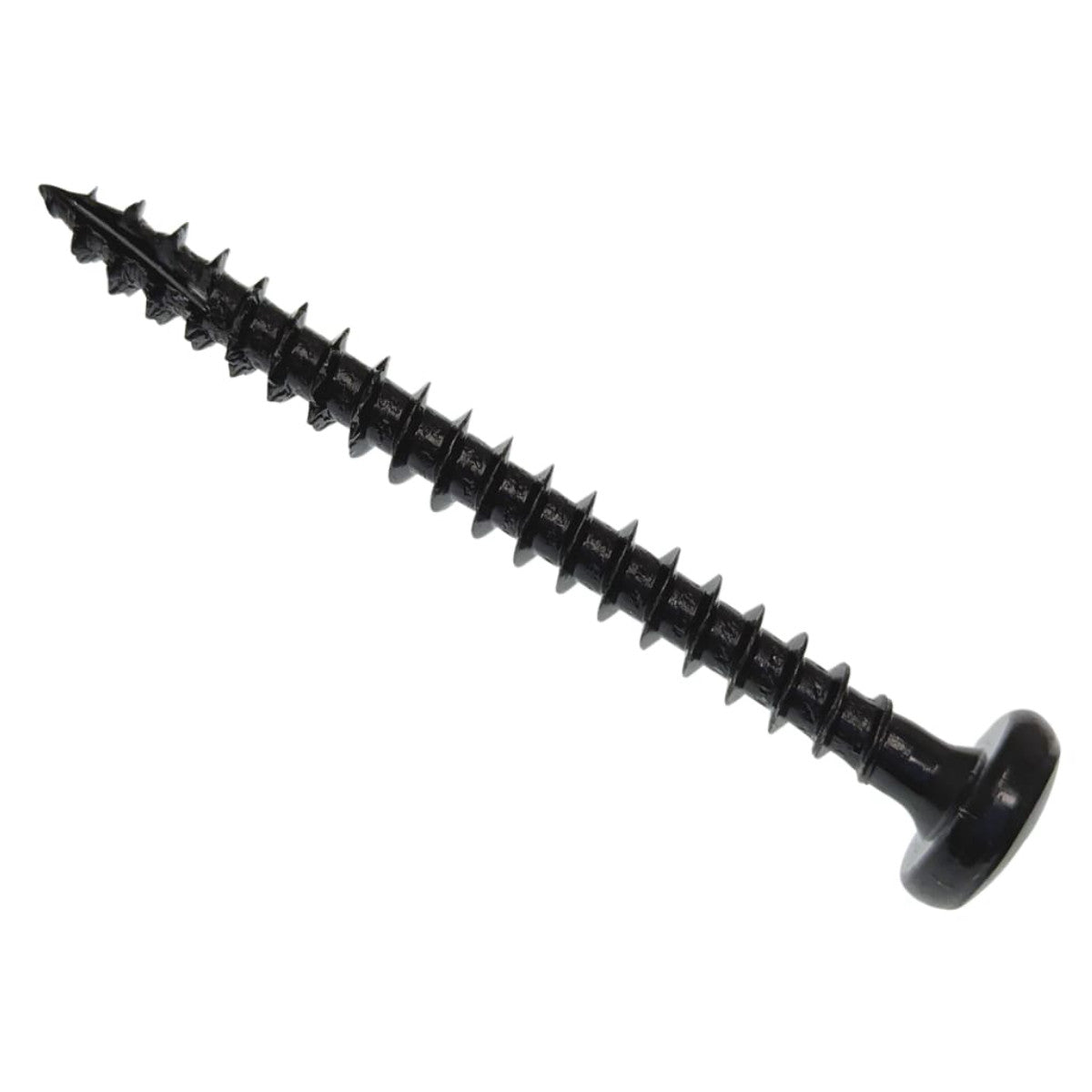 ForgeFix Spectre PZ Compatible Wood Screw Pan Black 5.0 x 50mm Box 200 FORSPEPH550