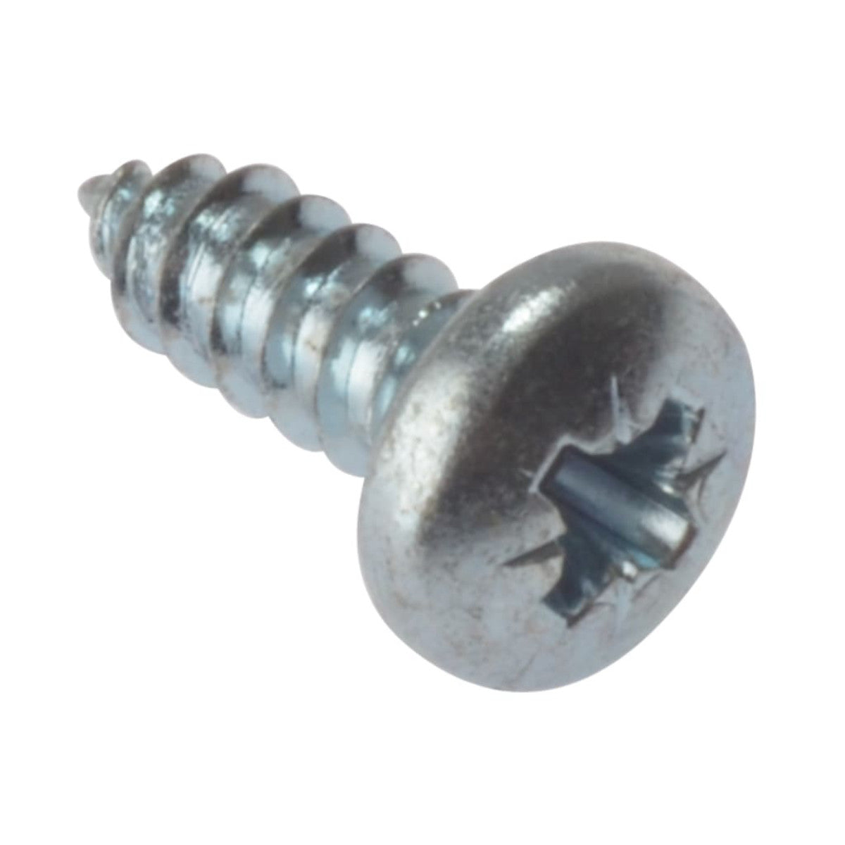 ForgeFix Self-Tapping Screw Pozi Compatible Pan Head ZP 1in x 10 Box 200 FORSTP110Z