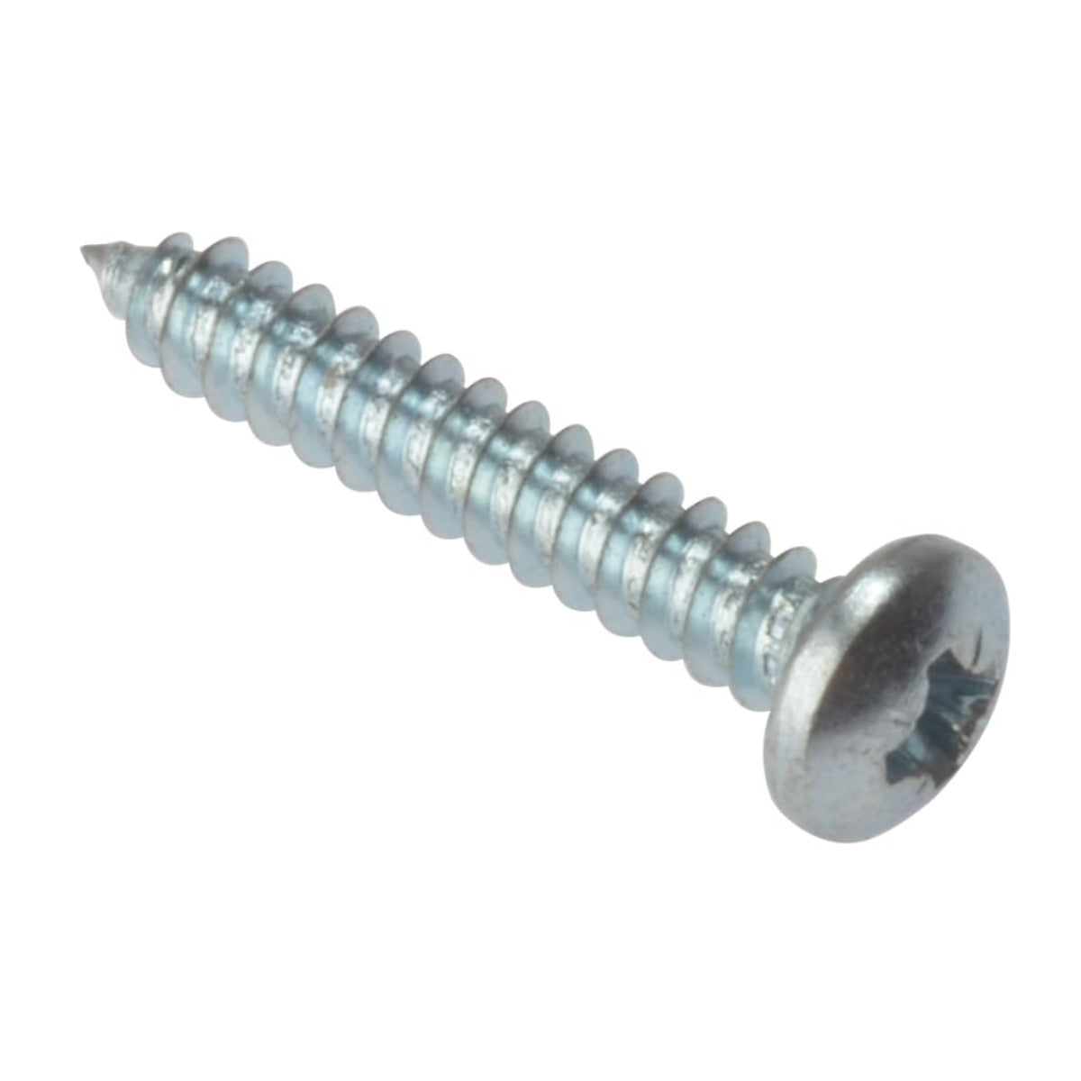 ForgeFix Self-Tapping Screw Pozi Compatible Pan Head ZP 3/4in x 8 Box 200 FORSTP348Z