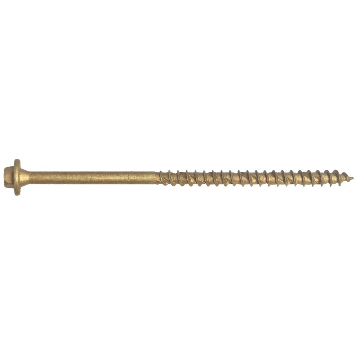 ForgeFix Hexagonal/TORX Compatible Timber T30 Screws Tan 7x250mm Tub 40 FORTF7250T