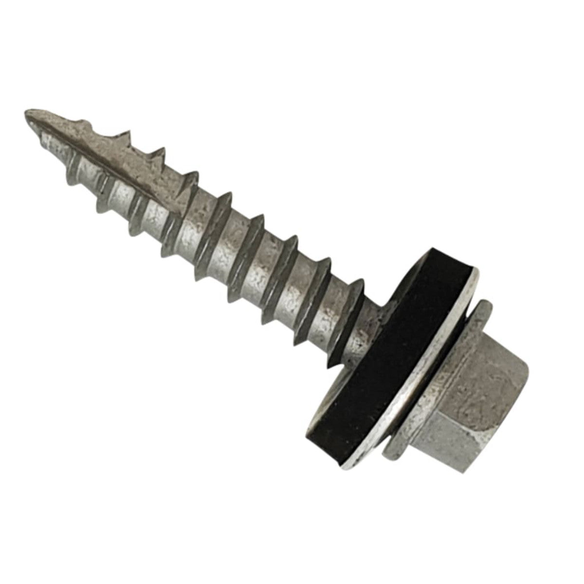 ForgeFix TechFast Metal Roofing to Timber Hex Screw T17 Gash Point 6.3 x 150mm Box 50 FORTFH63150