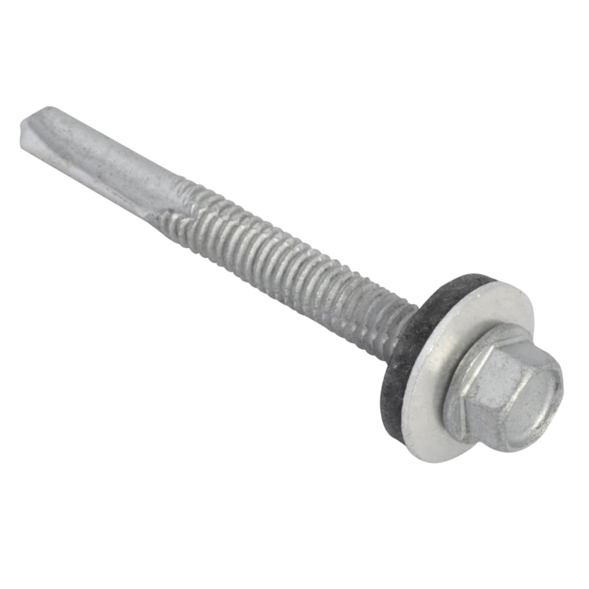 ForgeFix TechFast Hex Head Roofing Screw Self-Drill Heavy Section 5.5 x 51mm Pack 100 FORTFHH5551