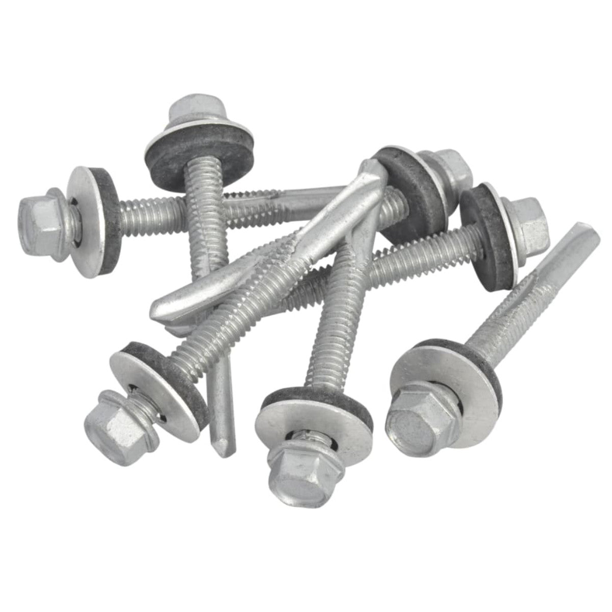 ForgeFix TechFast Hex Head Roofing Screw Self-Drill Heavy Section 5.5 x 51mm Pack 100 FORTFHH5551