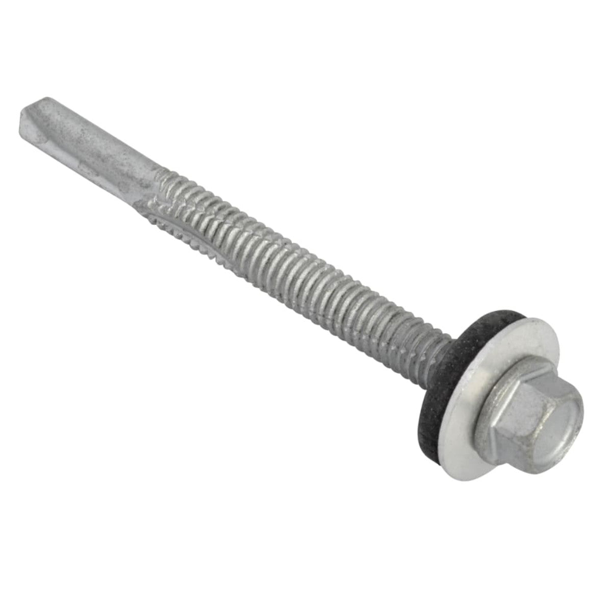 ForgeFix TechFast Hex Head Roofing Screw Self-Drill Heavy Section 5.5 x 60mm Pack 50 FORTFHH5560