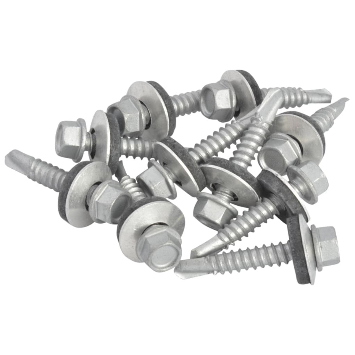 ForgeFix TechFast Hex Head Roofing Screw Self-Drill Light Section 5.5 x 32mm Pack 100 FORTFHL5532