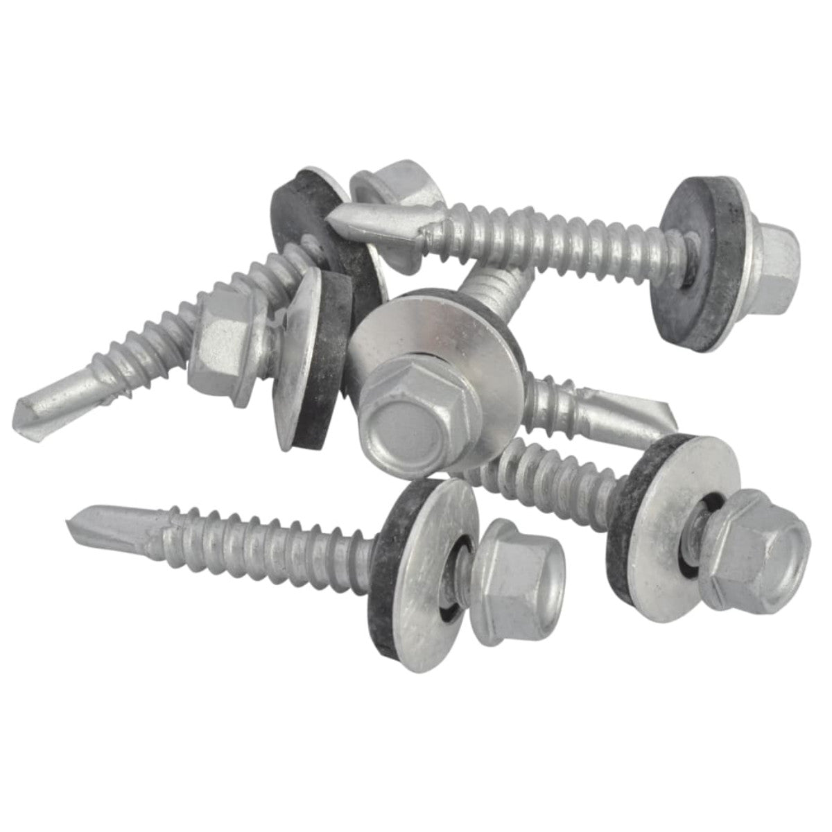 ForgeFix TechFast Hex Head Roofing Screw Self-Drill Light Section 5.5 x 38mm Pack 100 FORTFHL5538