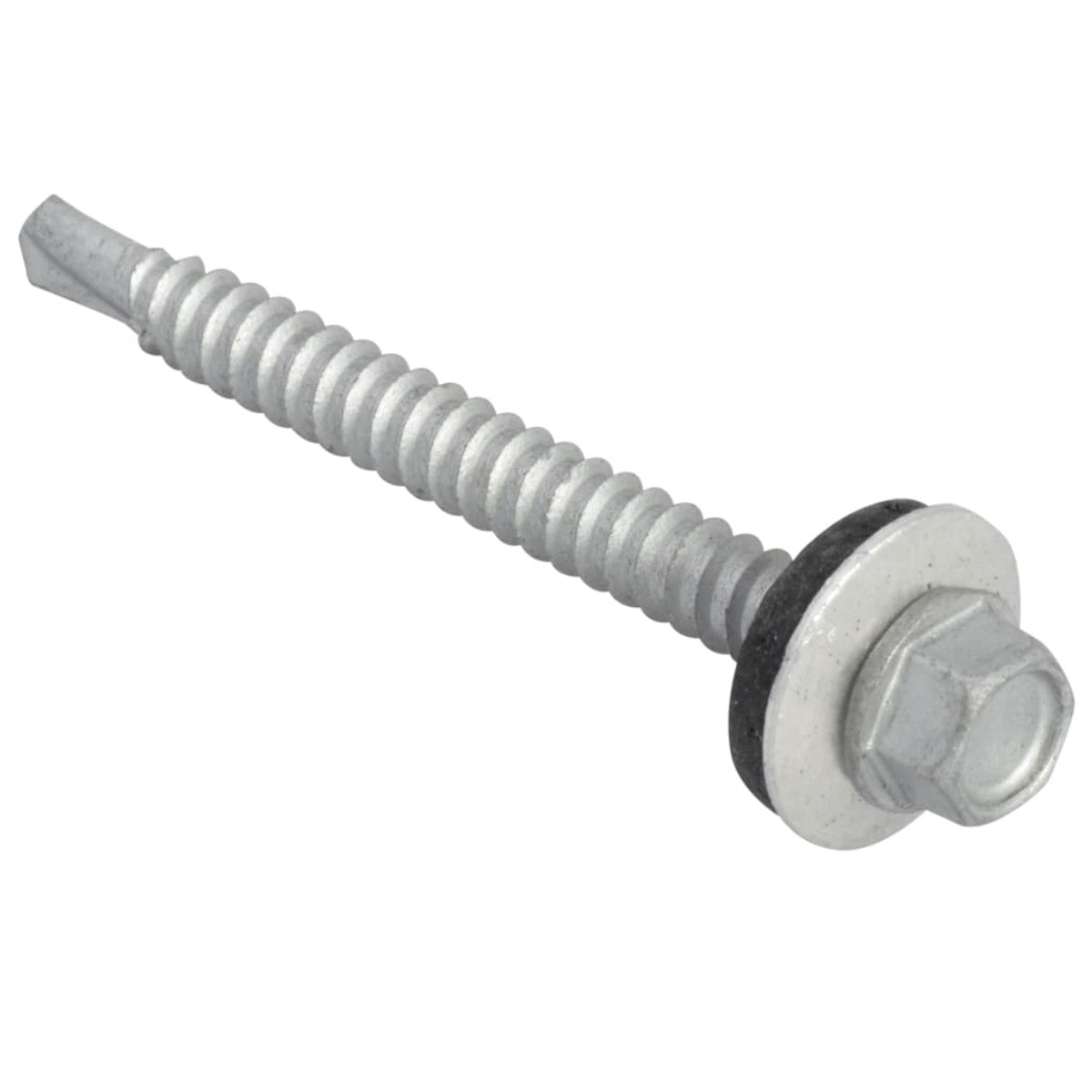 ForgeFix TechFast Hex Head Roofing Screw Self-Drill Light Section 5.5 x 57mm Pack 50 FORTFHL5557