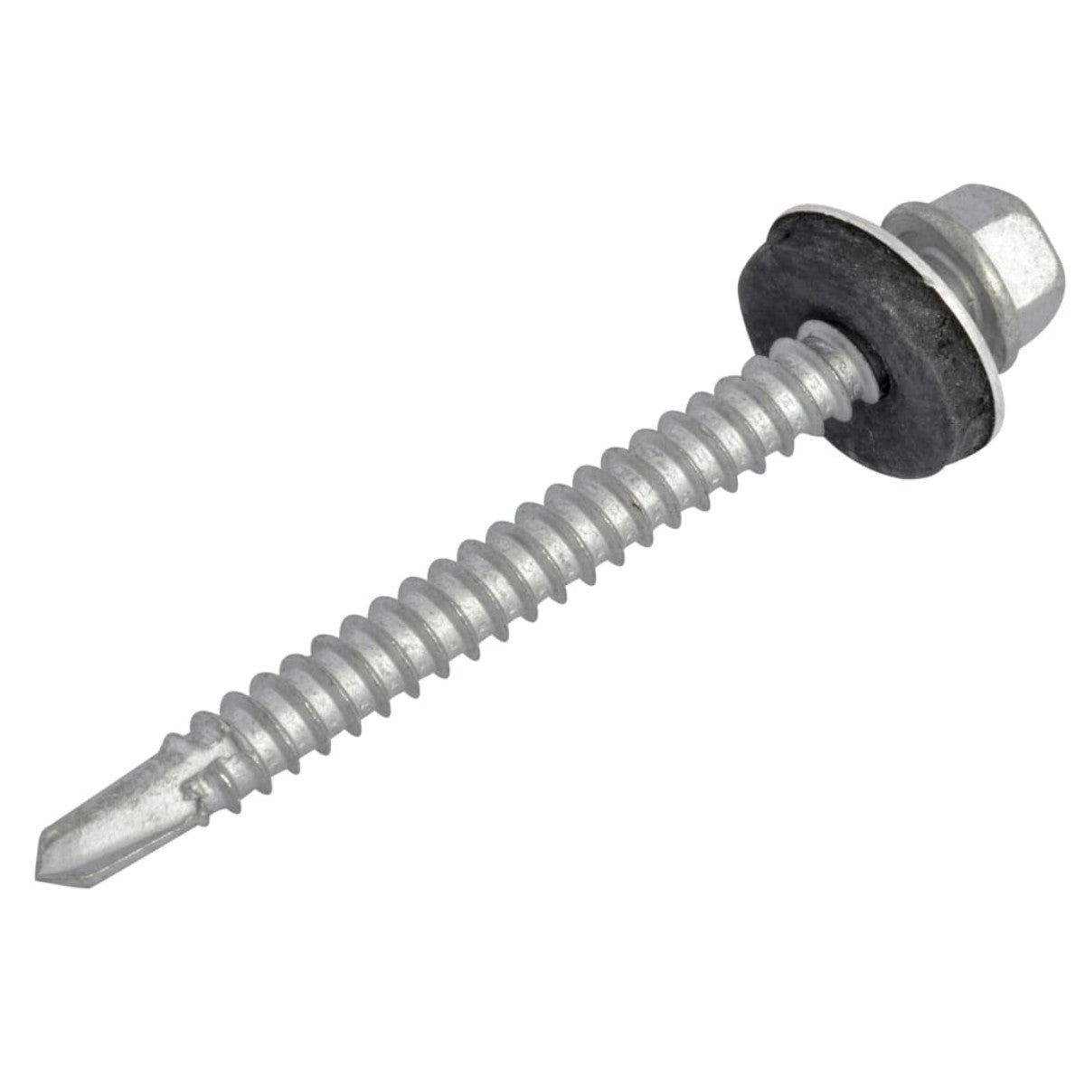 ForgeFix TechFast Hex Head Roofing Screw Self-Drill Light Section 5.5 x 57mm Pack 50 FORTFHL5557