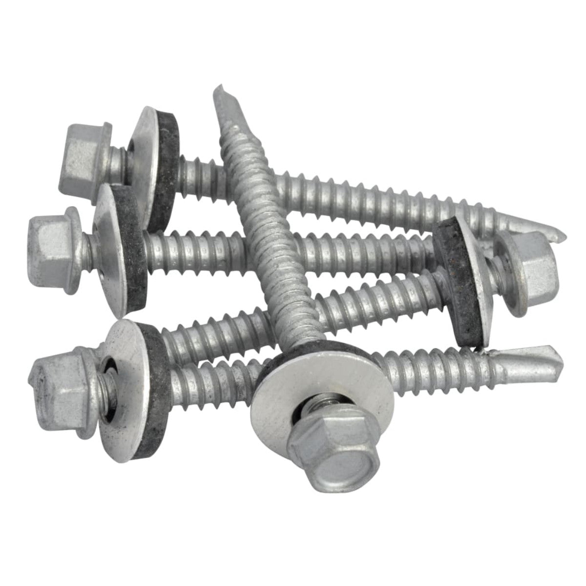 ForgeFix TechFast Hex Head Roofing Screw Self-Drill Light Section 5.5 x 57mm Pack 50 FORTFHL5557
