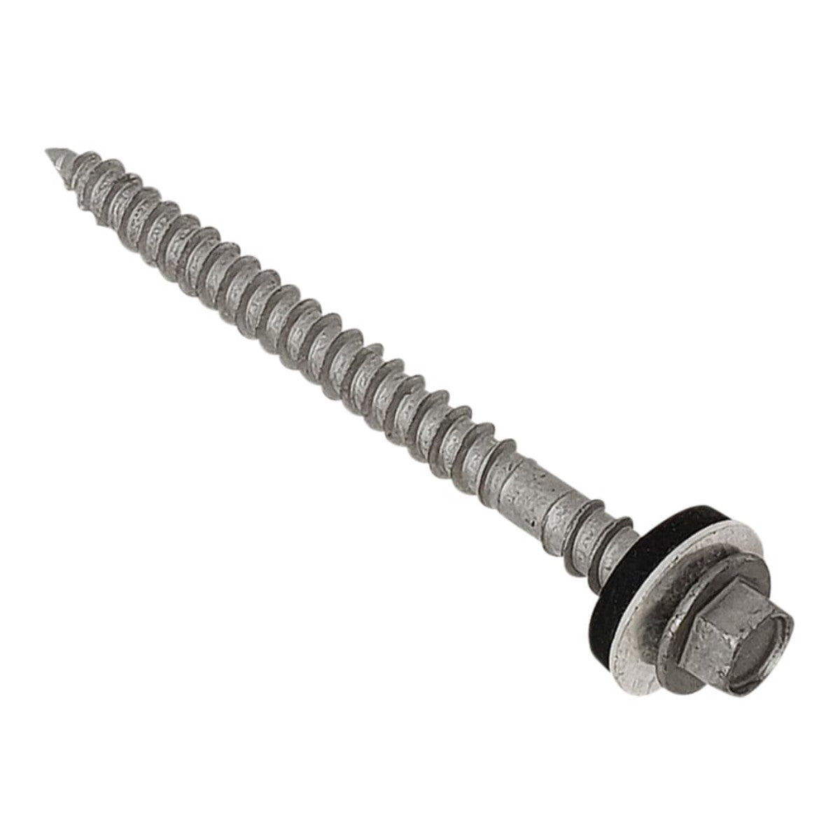 ForgeFix TechFast Composite Panel to Timber Hex Screw T17 Gash Point 6.3 x 80mm Box 100 FORTFHWP6380
