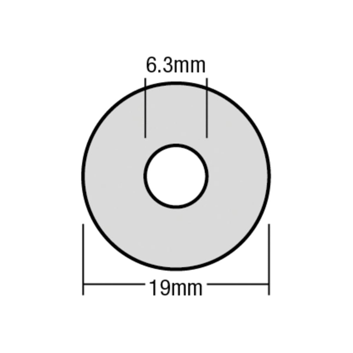 ForgeFix TechFast Bonded EPDM Washer 5.5 x 16mm Box 100 FORTFW1655