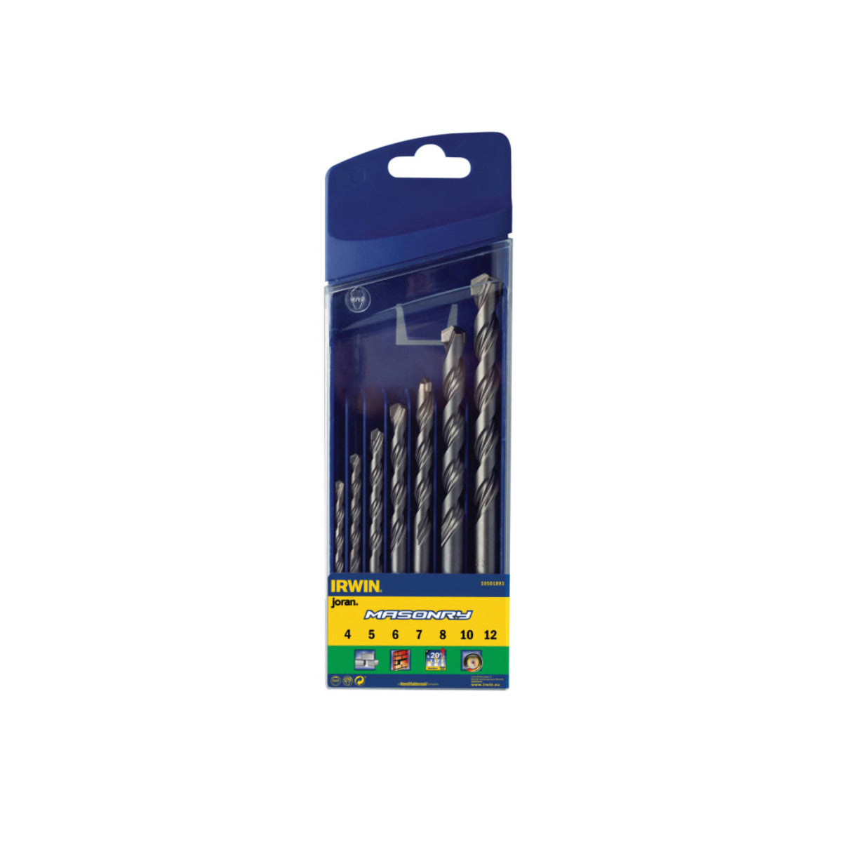 IRWIN Masonry Drill Bit Set, 7 Piece IRW10501893