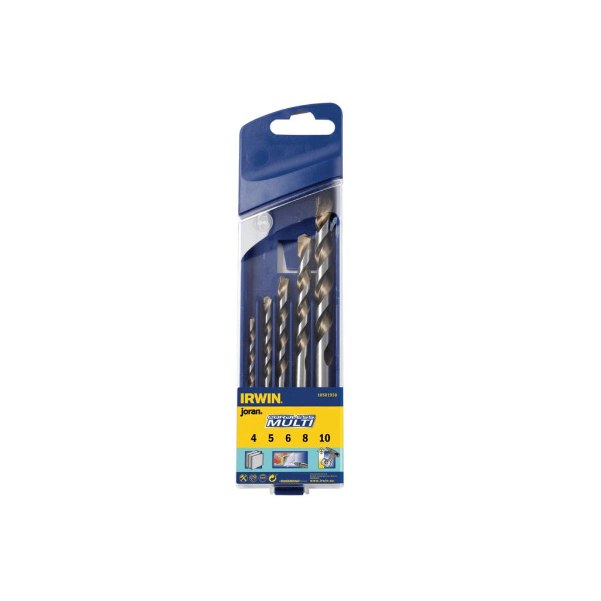 IRWIN Cordless Multi-Purpose Drill Bit Set, 5 Piece IRW10501938