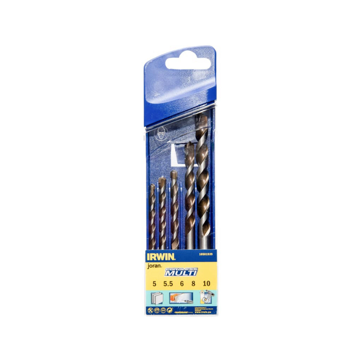 IRWIN Cordless Multi-Purpose Drill Bit Set, 5 Piece IRW10501939
