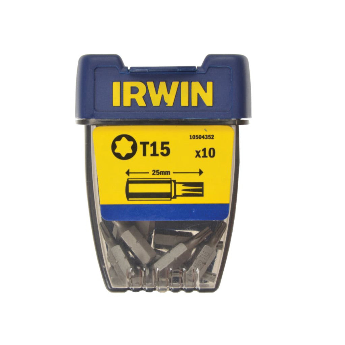 IRWIN TORX Insert Bits TX15 25mm (Pack 10) IRW10504352