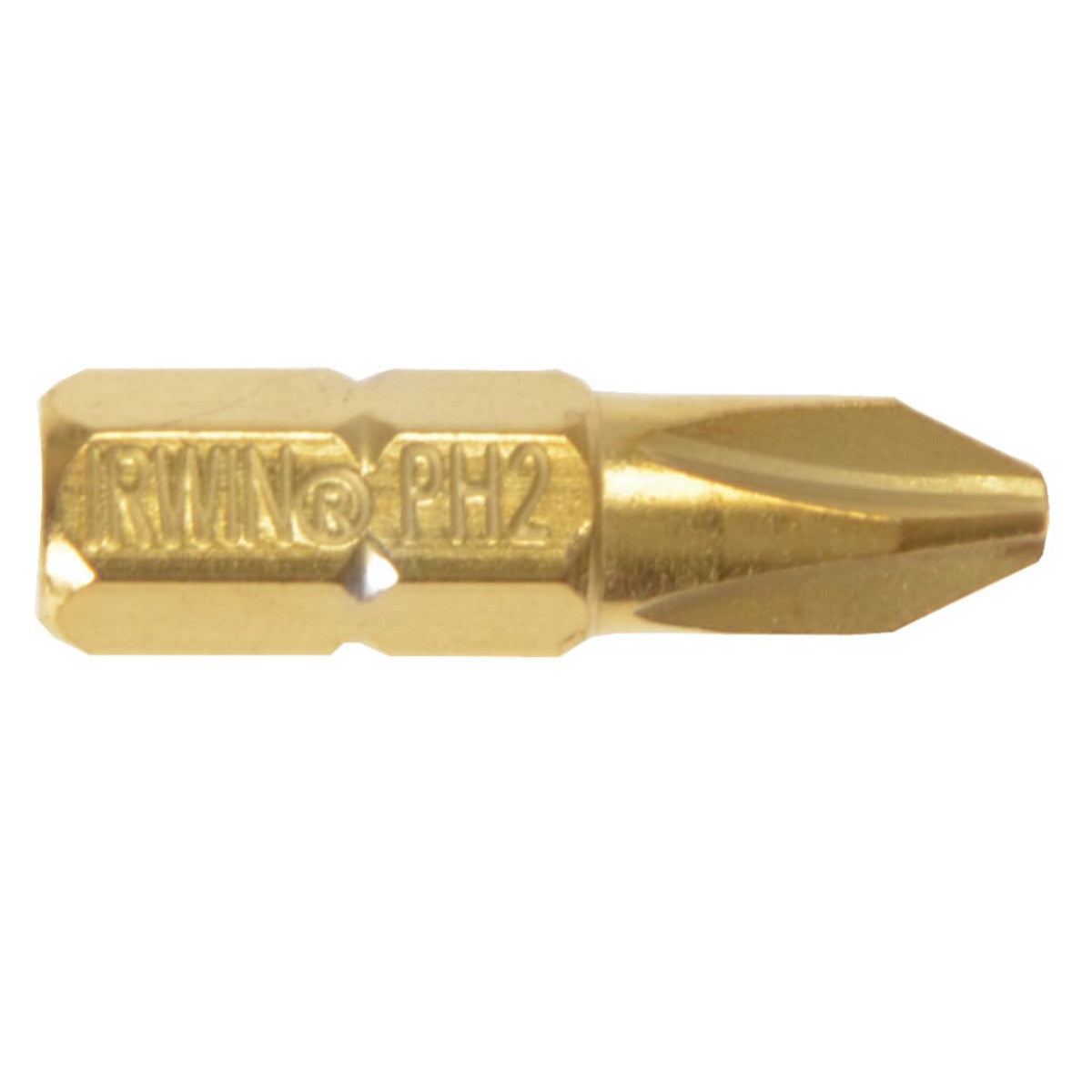 IRWIN Screwdriver Bits Phillips PH2 25mm Titanium (Pack 2) IRW10504392