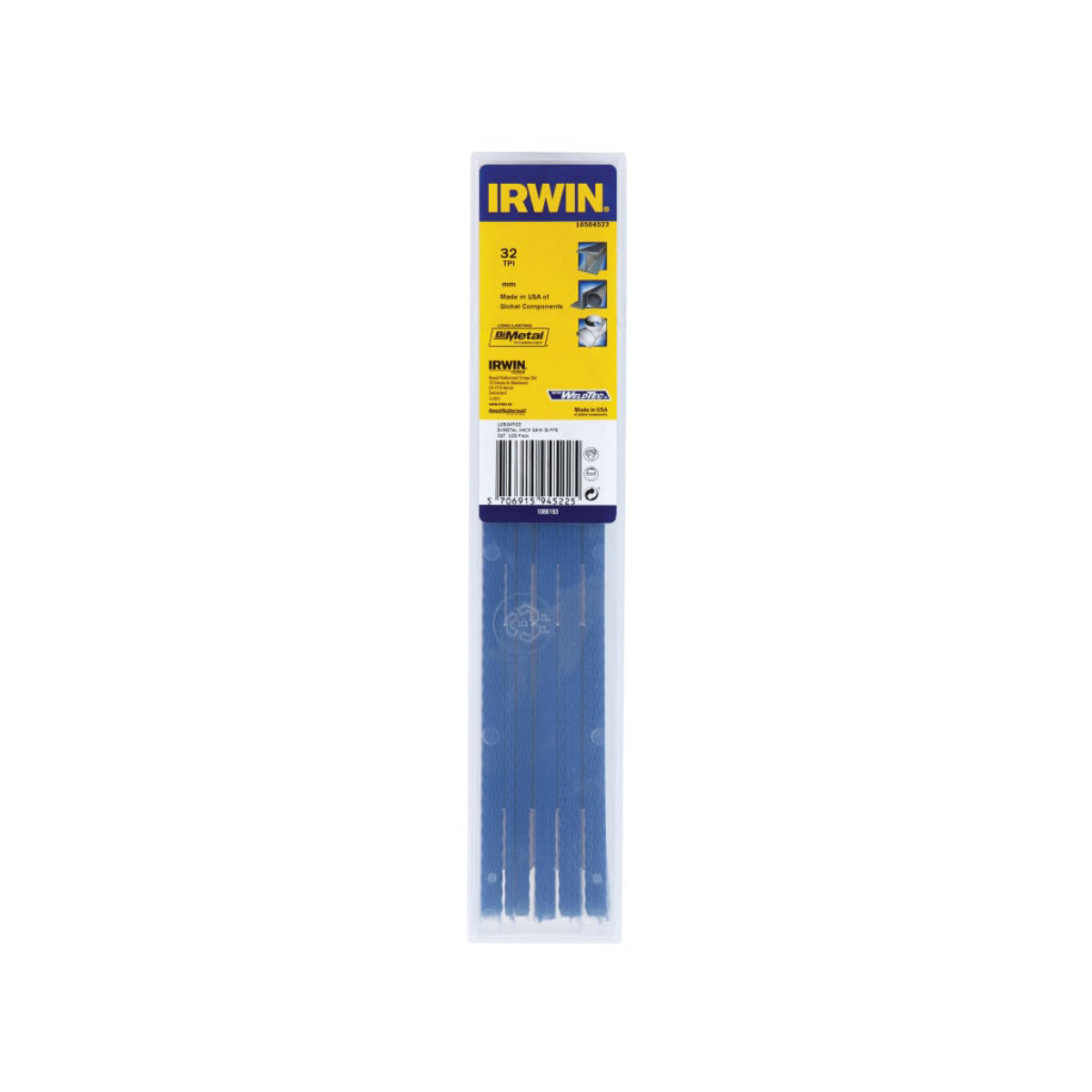 IRWIN Bi-Metal Hacksaw Blades 300mm (12in) x 32 TPI (Pack 100) IRW10504522