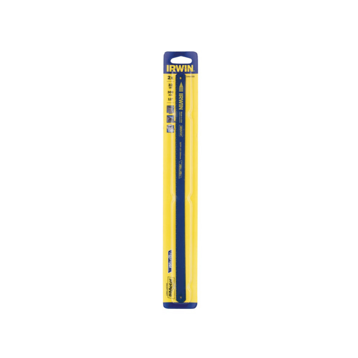 IRWIN Bi-Metal Hacksaw Blades 300mm (12in) x 32 TPI (Pack 2) IRW10504525