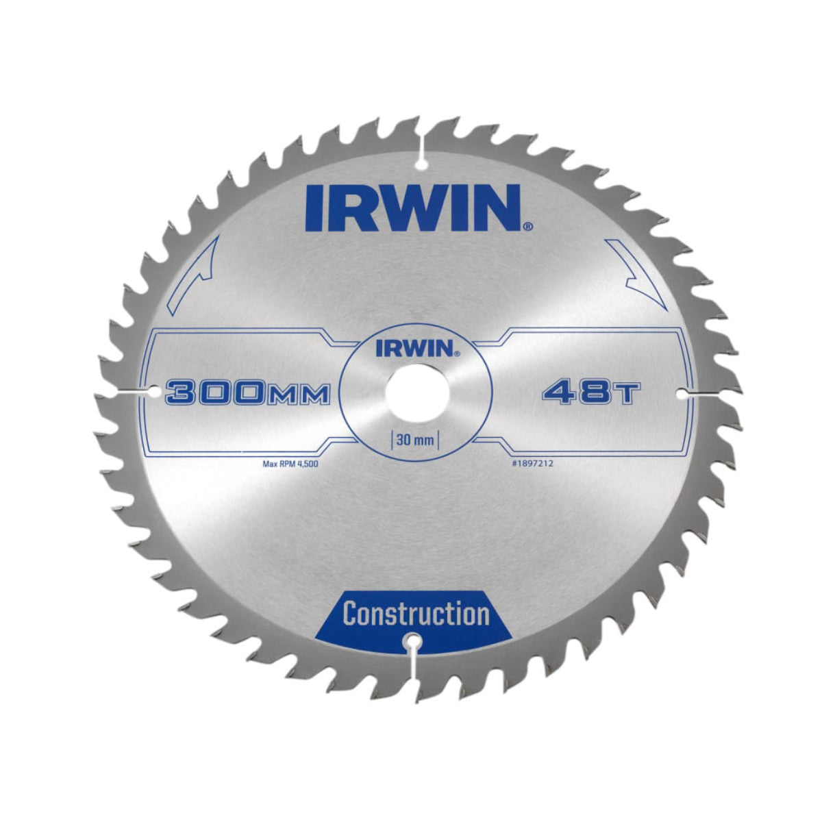 IRWIN General Purpose Table & Mitre Saw Blade 300 x 30mm x 48T ATB IRW1897212