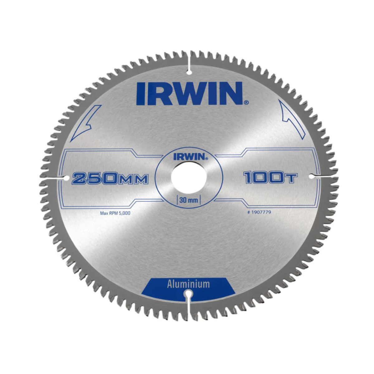 IRWIN Professional Aluminium Circular Saw Blade 250 x 30mm x 100T TCG IRW1907779