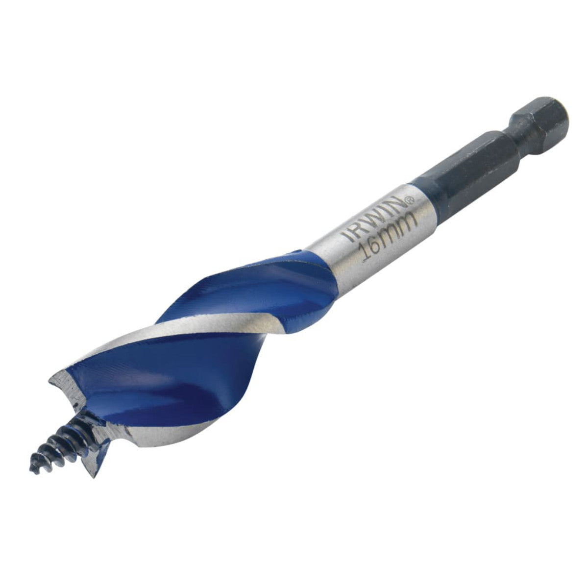 IRWIN Blue Groove 6X Stubby Wood Bit 16 x 100mm IRW1921991