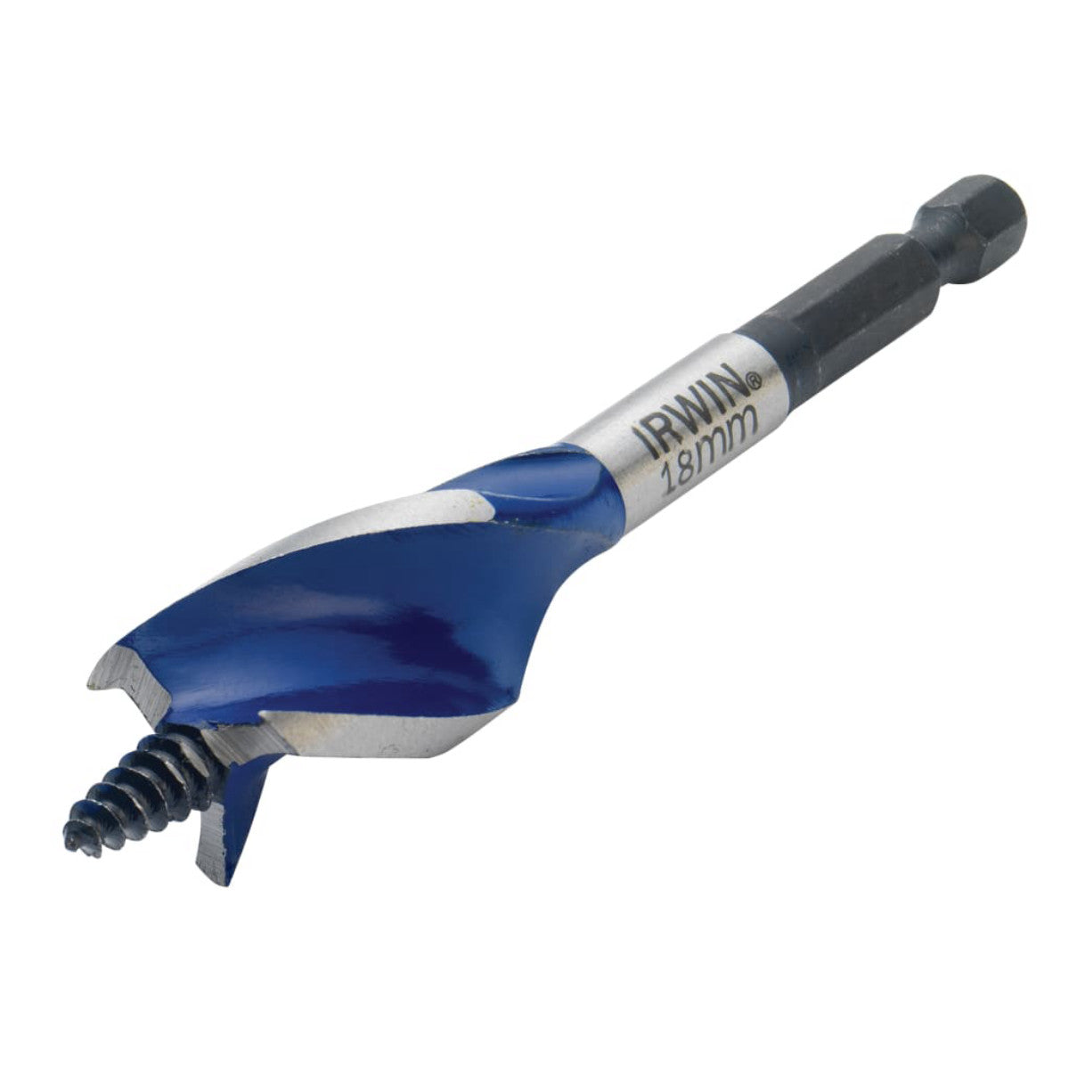 IRWIN Blue Groove 6X Stubby Wood Bit 18 x 100mm IRW1921992