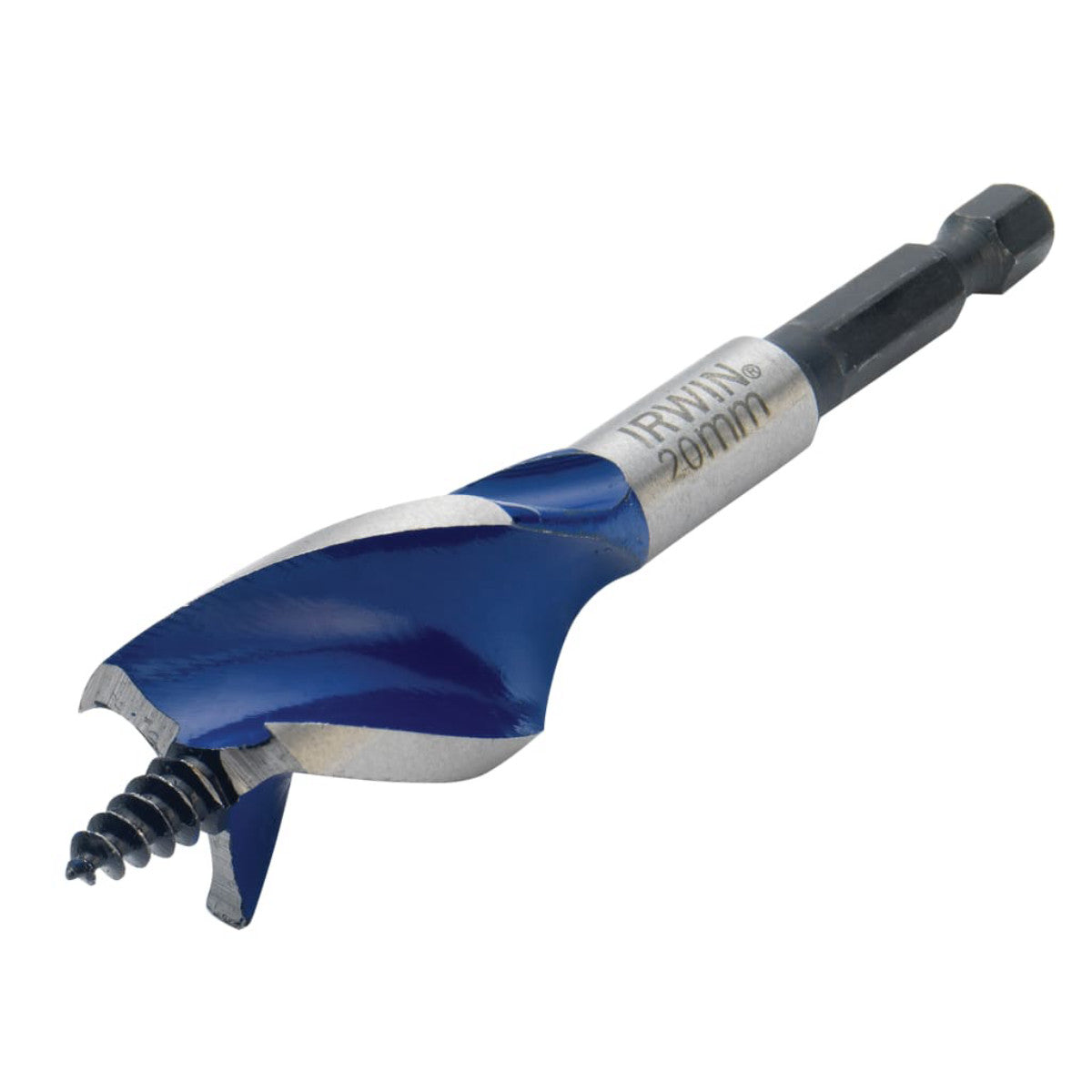 IRWIN Blue Groove 6X Stubby Wood Bit 20 x 100mm IRW1921993