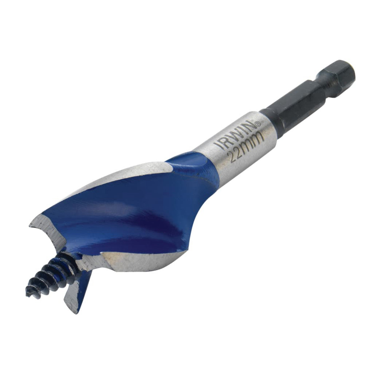 IRWIN Blue Groove 6X Stubby Wood Bit 22 x 100mm IRW1921994