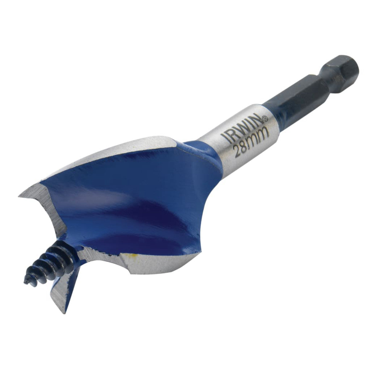 IRWIN Blue Groove 6X Stubby Wood Bit 28 x 100mm IRW1921996